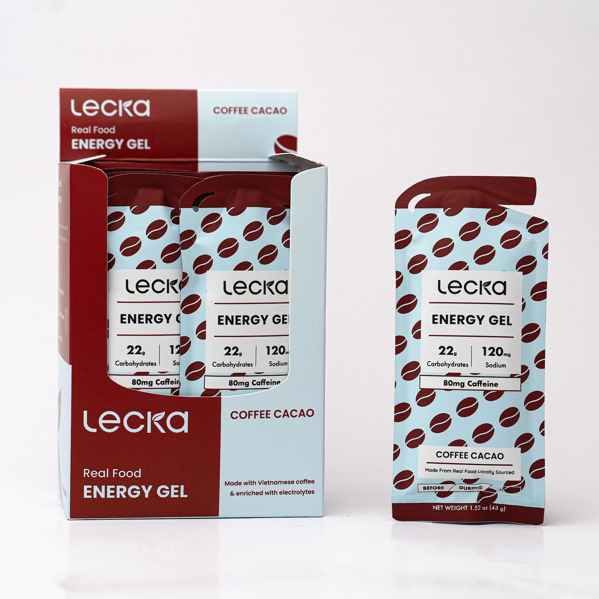 Energy Gel m. koffein - Coffee Cacao