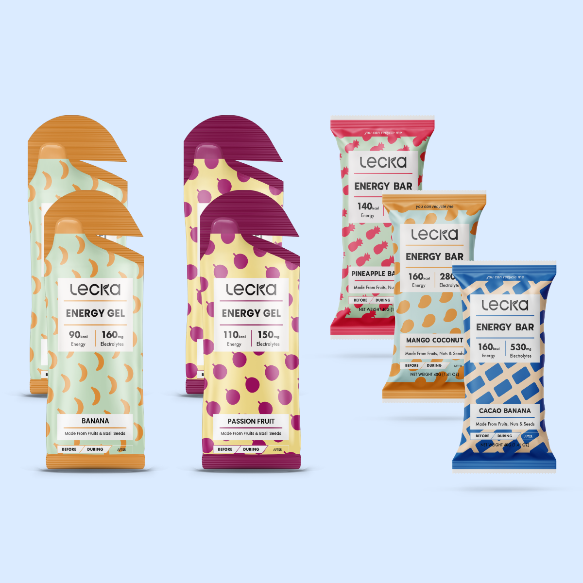 Endurance Mix – Energy Gels & Bars